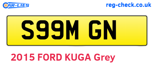 S99MGN are the vehicle registration plates.
