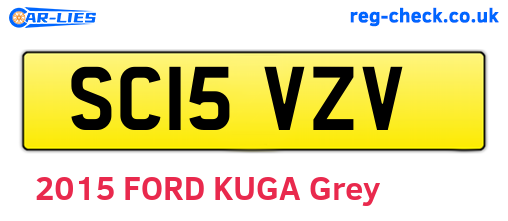 SC15VZV are the vehicle registration plates.