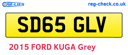 SD65GLV are the vehicle registration plates.