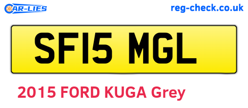 SF15MGL are the vehicle registration plates.