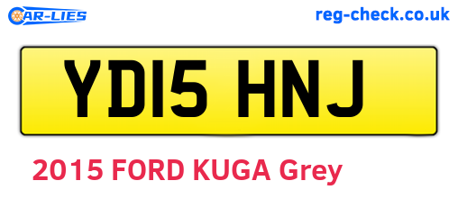 YD15HNJ are the vehicle registration plates.