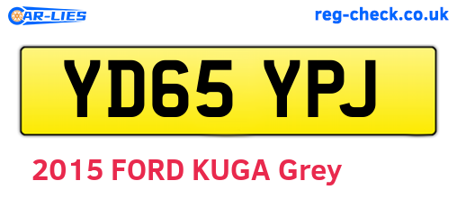 YD65YPJ are the vehicle registration plates.