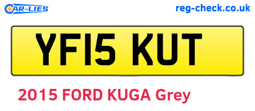 YF15KUT are the vehicle registration plates.