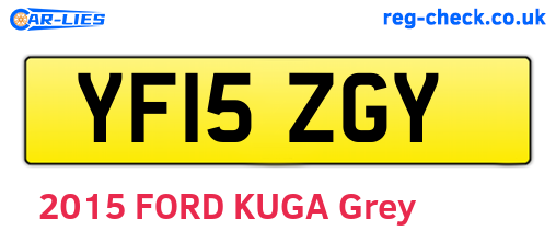 YF15ZGY are the vehicle registration plates.