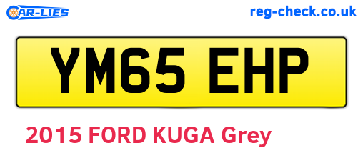 YM65EHP are the vehicle registration plates.