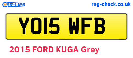 YO15WFB are the vehicle registration plates.
