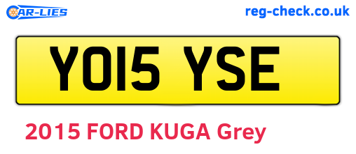 YO15YSE are the vehicle registration plates.