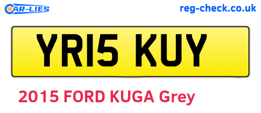 YR15KUY are the vehicle registration plates.
