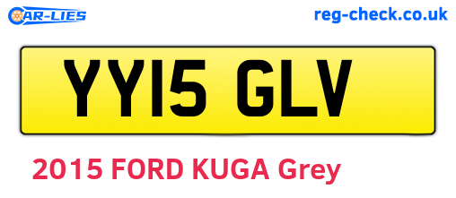 YY15GLV are the vehicle registration plates.