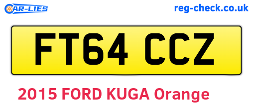 FT64CCZ are the vehicle registration plates.