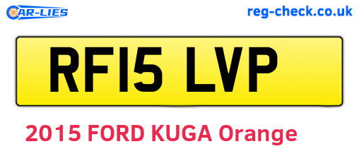 RF15LVP are the vehicle registration plates.