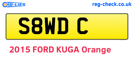 S8WDC are the vehicle registration plates.