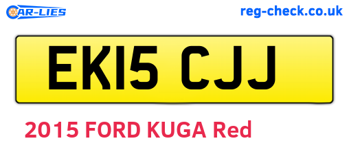 EK15CJJ are the vehicle registration plates.