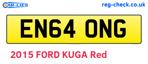 EN64ONG are the vehicle registration plates.