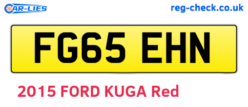 FG65EHN are the vehicle registration plates.