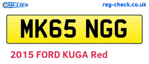 MK65NGG are the vehicle registration plates.