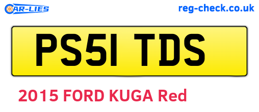 PS51TDS are the vehicle registration plates.