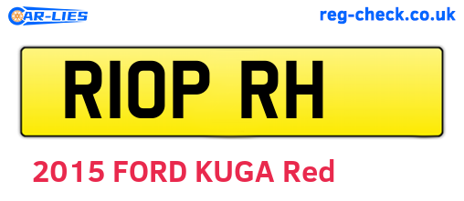 R10PRH are the vehicle registration plates.