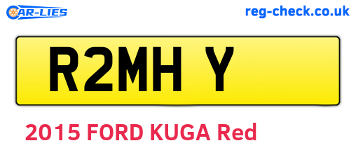 R2MHY are the vehicle registration plates.