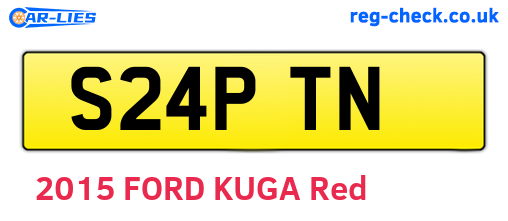 S24PTN are the vehicle registration plates.