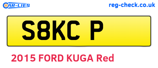 S8KCP are the vehicle registration plates.