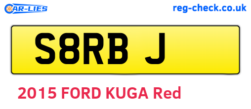 S8RBJ are the vehicle registration plates.