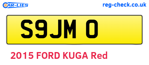 S9JMO are the vehicle registration plates.