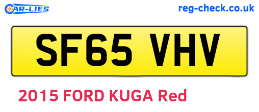 SF65VHV are the vehicle registration plates.