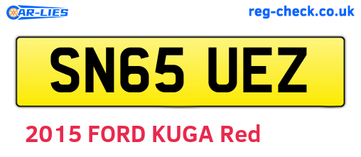 SN65UEZ are the vehicle registration plates.