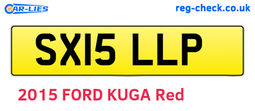 SX15LLP are the vehicle registration plates.