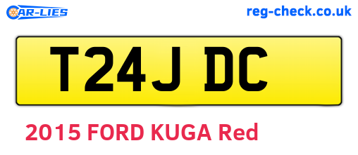 T24JDC are the vehicle registration plates.