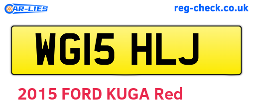WG15HLJ are the vehicle registration plates.