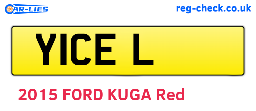 Y1CEL are the vehicle registration plates.
