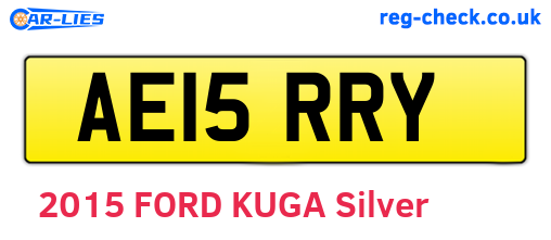 AE15RRY are the vehicle registration plates.