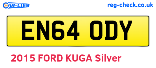 EN64ODY are the vehicle registration plates.