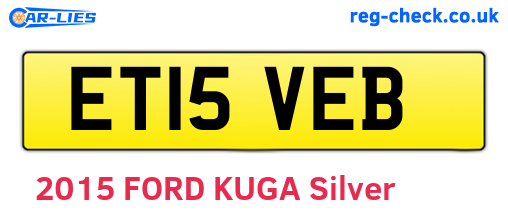 ET15VEB are the vehicle registration plates.