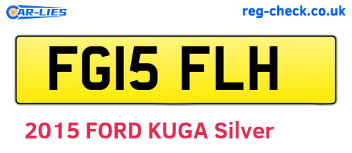 FG15FLH are the vehicle registration plates.