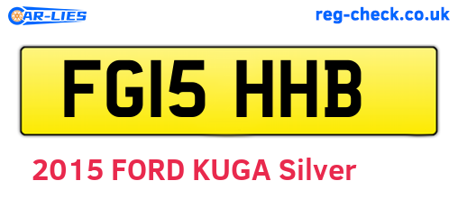 FG15HHB are the vehicle registration plates.