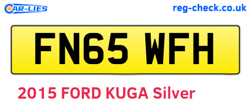 FN65WFH are the vehicle registration plates.
