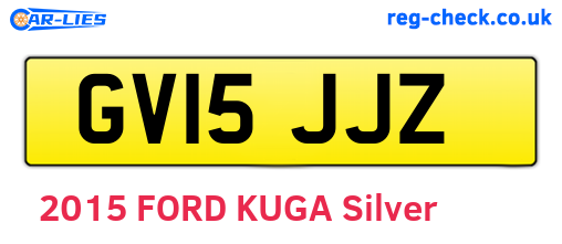 GV15JJZ are the vehicle registration plates.