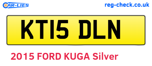 KT15DLN are the vehicle registration plates.