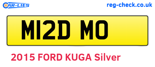 M12DMO are the vehicle registration plates.