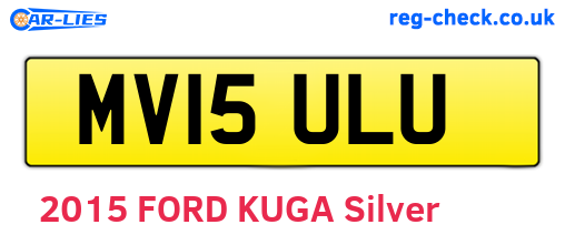 MV15ULU are the vehicle registration plates.