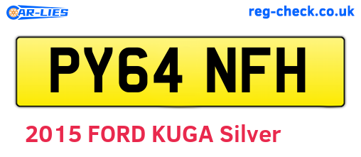 PY64NFH are the vehicle registration plates.