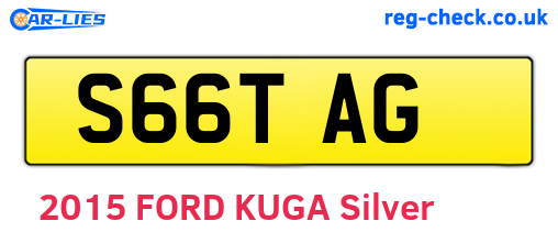 S66TAG are the vehicle registration plates.