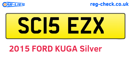 SC15EZX are the vehicle registration plates.