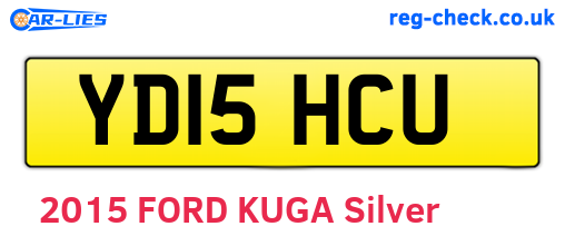 YD15HCU are the vehicle registration plates.