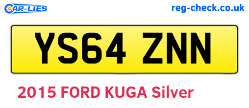 YS64ZNN are the vehicle registration plates.