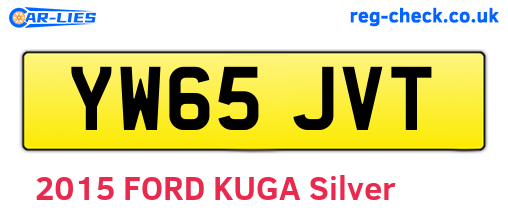 YW65JVT are the vehicle registration plates.