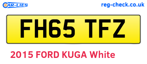 FH65TFZ are the vehicle registration plates.